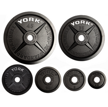 Load image into Gallery viewer, York 2″ Legacy Cast Iron Precision Milled Olympic Plate