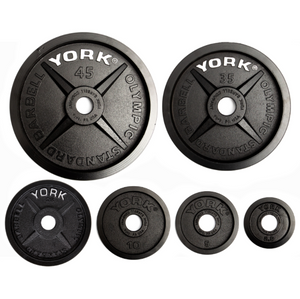 York 2″ Legacy Cast Iron Precision Milled Olympic Plate