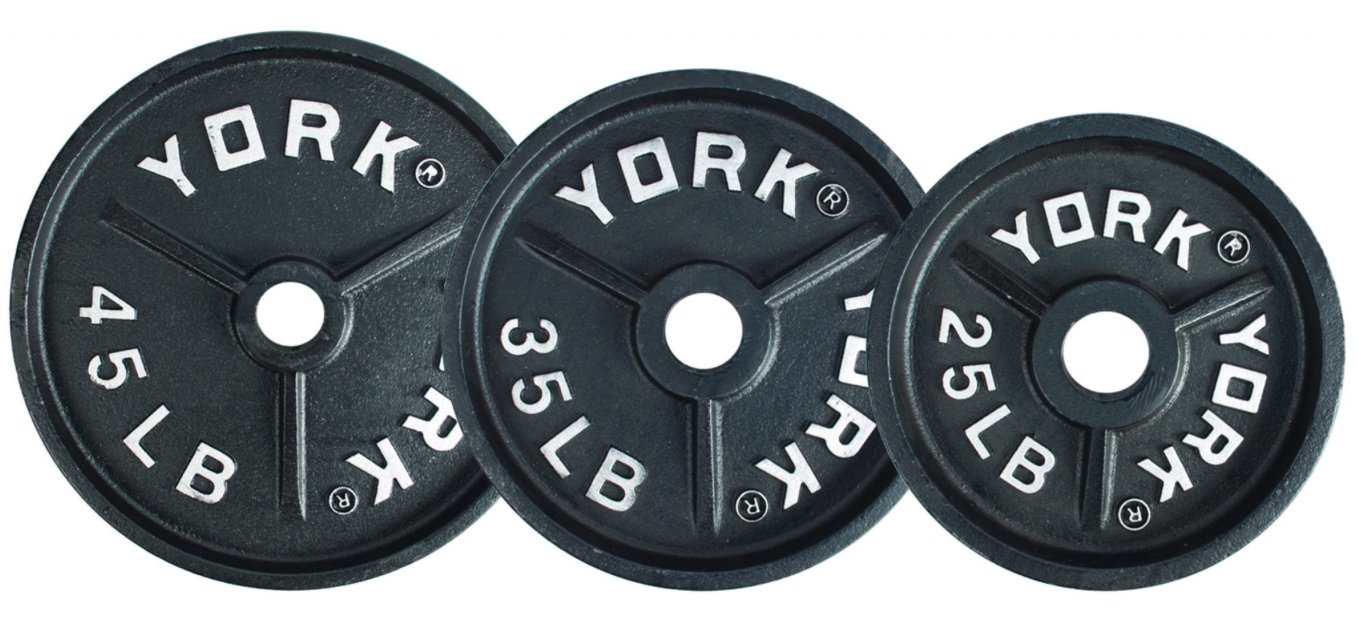 York weight plates set hotsell